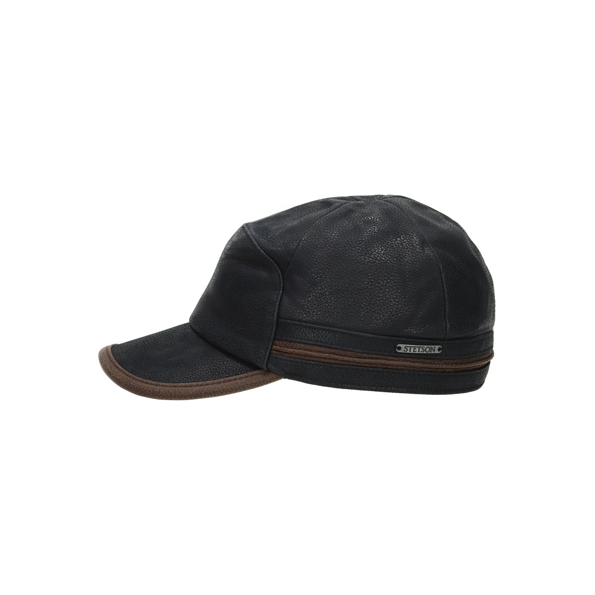 Baseball Cap Cowhide EF dunkelbraun schwarz | Bildmaterial bereitgestellt von SHOES.PLEASE.