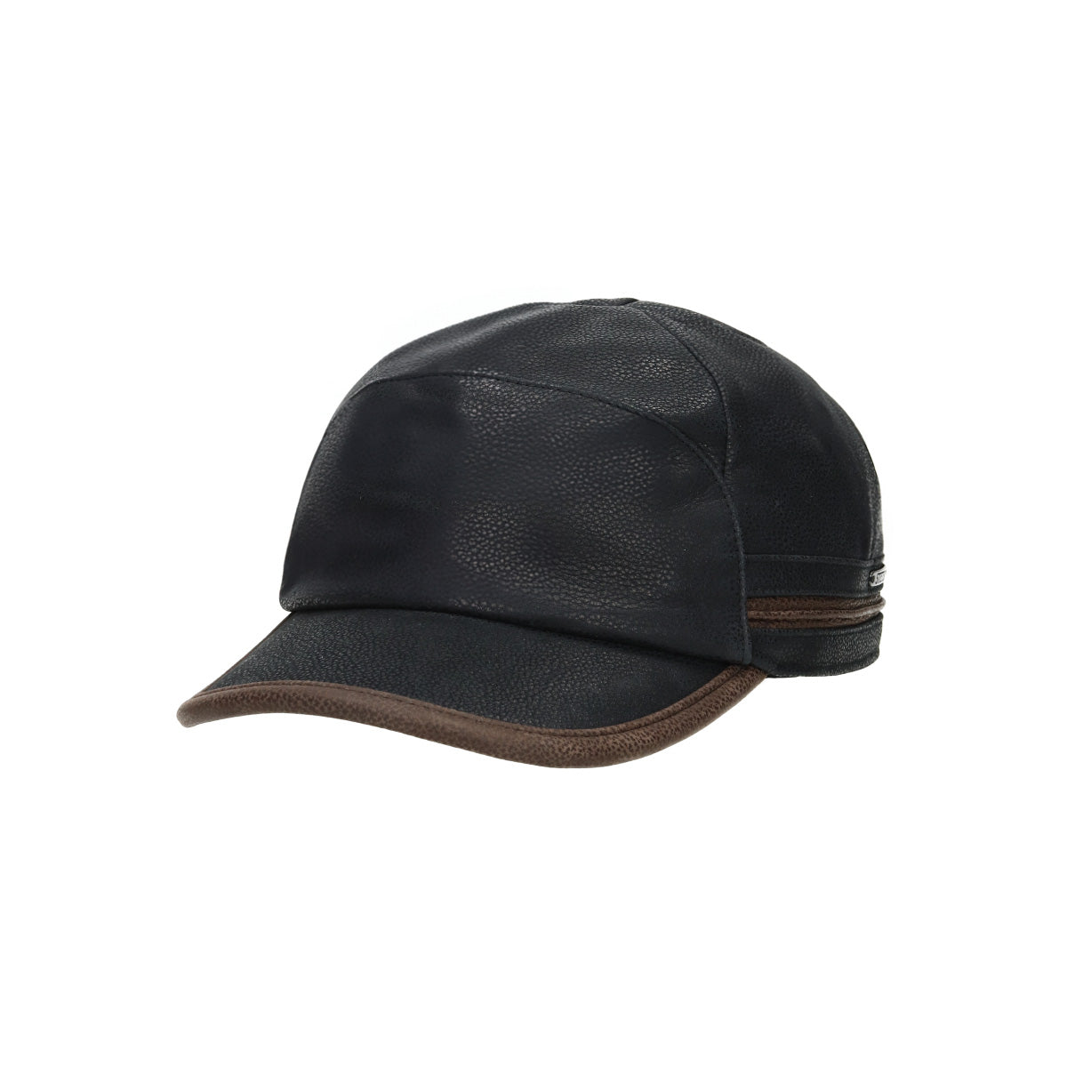 Baseball Cap Cowhide EF dunkelbraun schwarz | Bildmaterial bereitgestellt von SHOES.PLEASE.