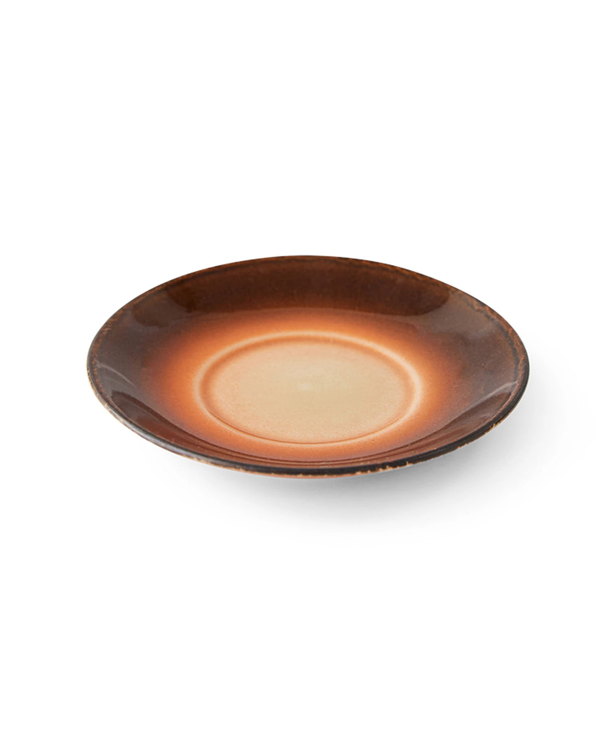 70s ceramics saucer medium roast | Bildmaterial bereitgestellt von SHOES.PLEASE.