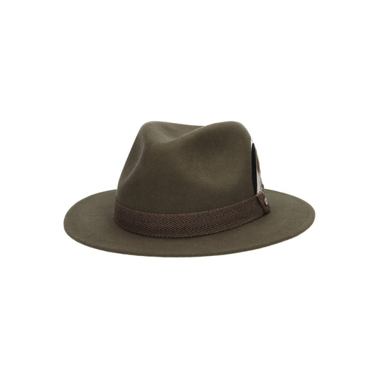 Traveller Woolfelt oliv braun