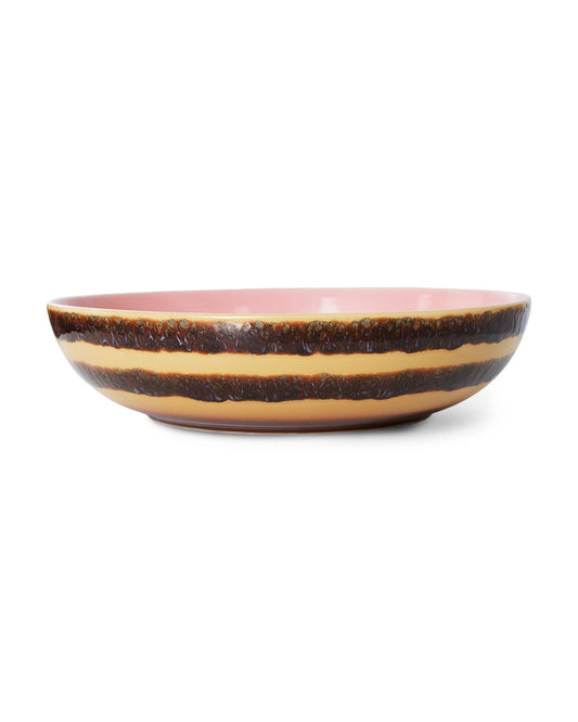 70s ceramics salad bowl serene