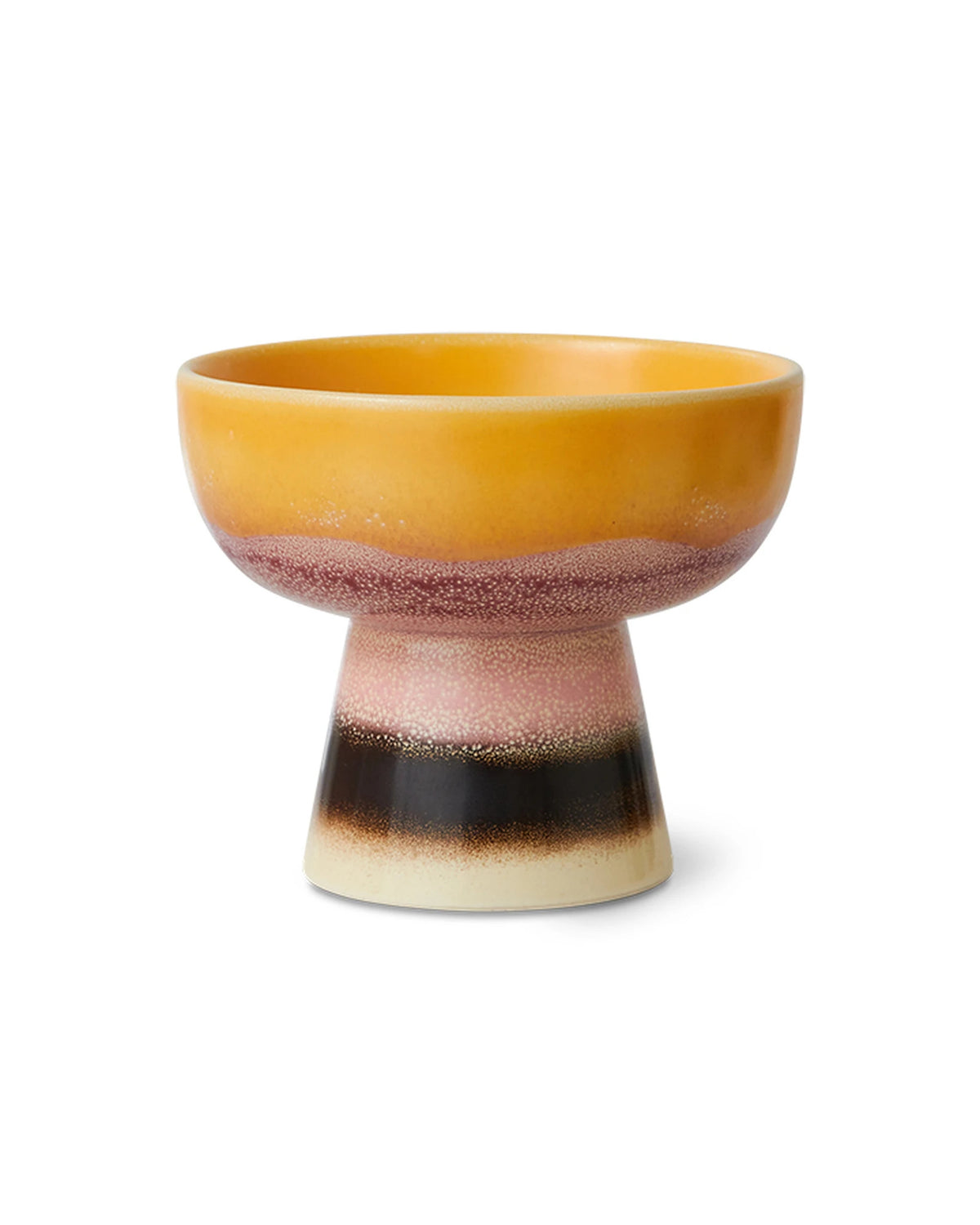 70s ceramics tapas bowl on base S sunsh | Bildmaterial bereitgestellt von SHOES.PLEASE.