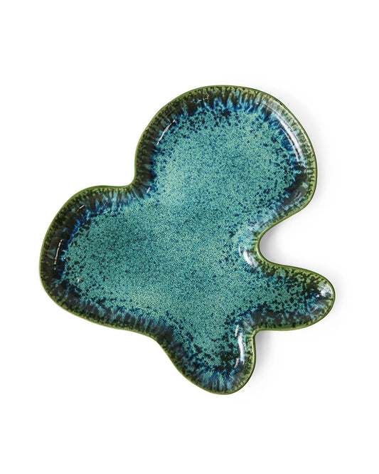 Shell plate teal