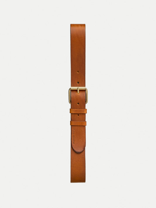 Pedersson Leather Belt toffee brown