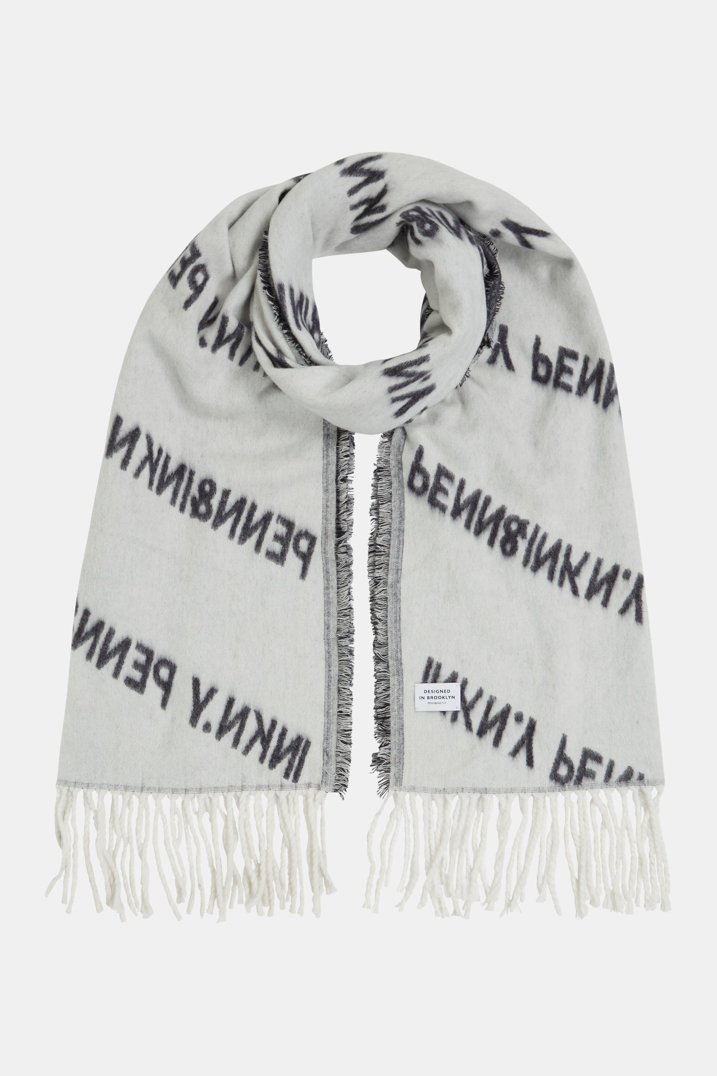 Scarf logo antra/ecru | Bildmaterial bereitgestellt von SHOES.PLEASE.
