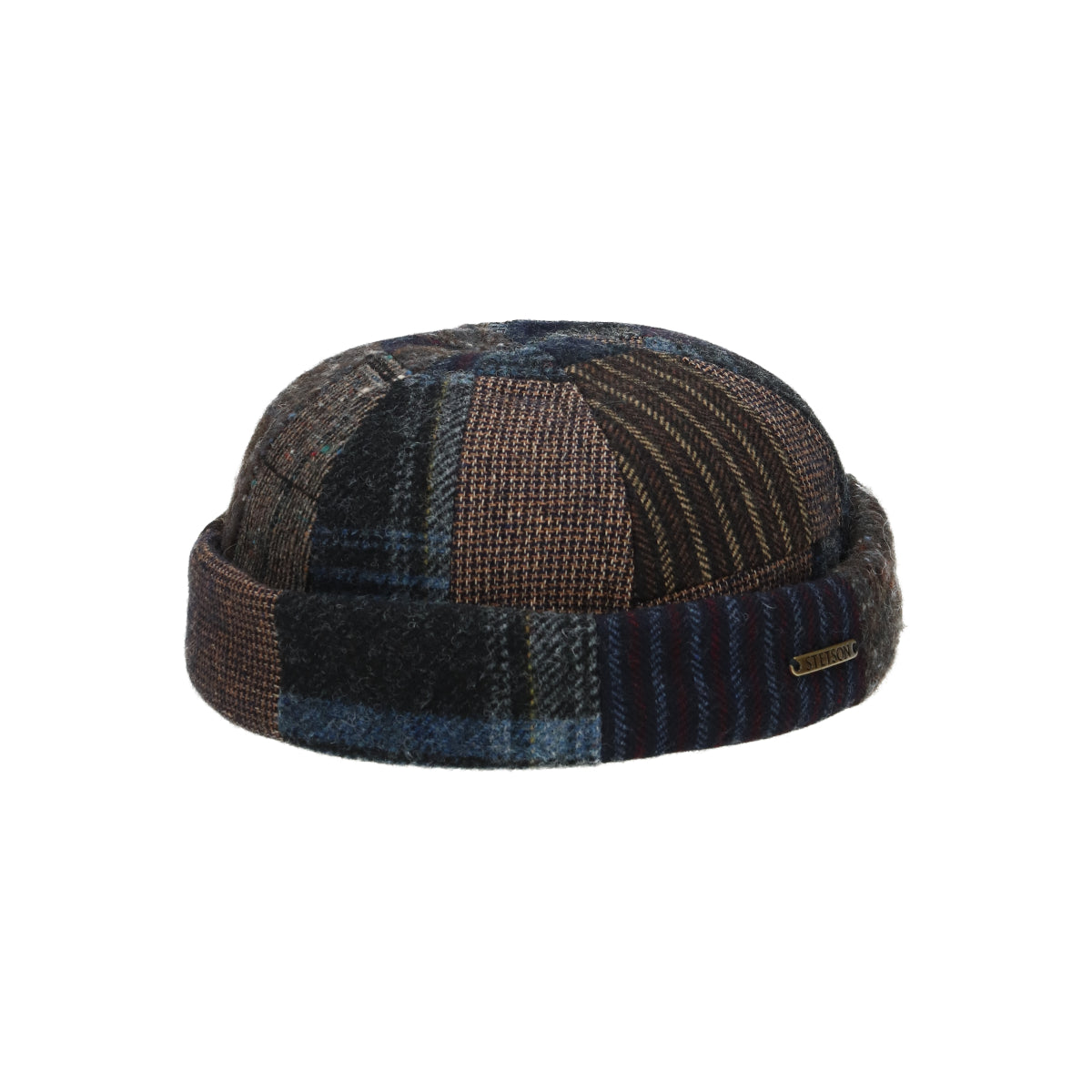Docker Patchwork blau braun | Bildmaterial bereitgestellt von SHOES.PLEASE.