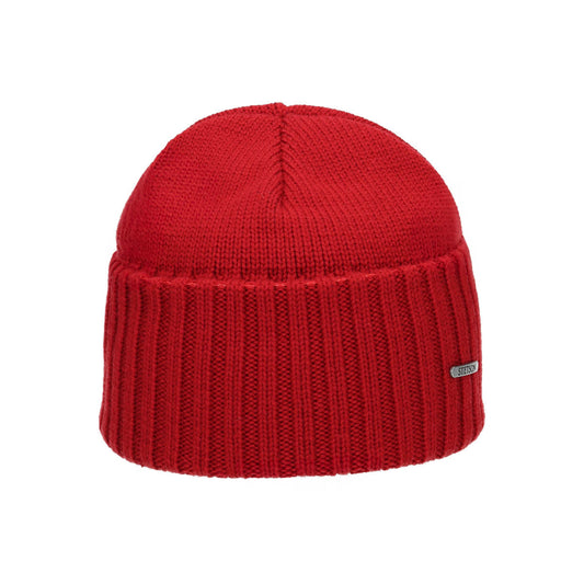 Beanie Merino Wool rot