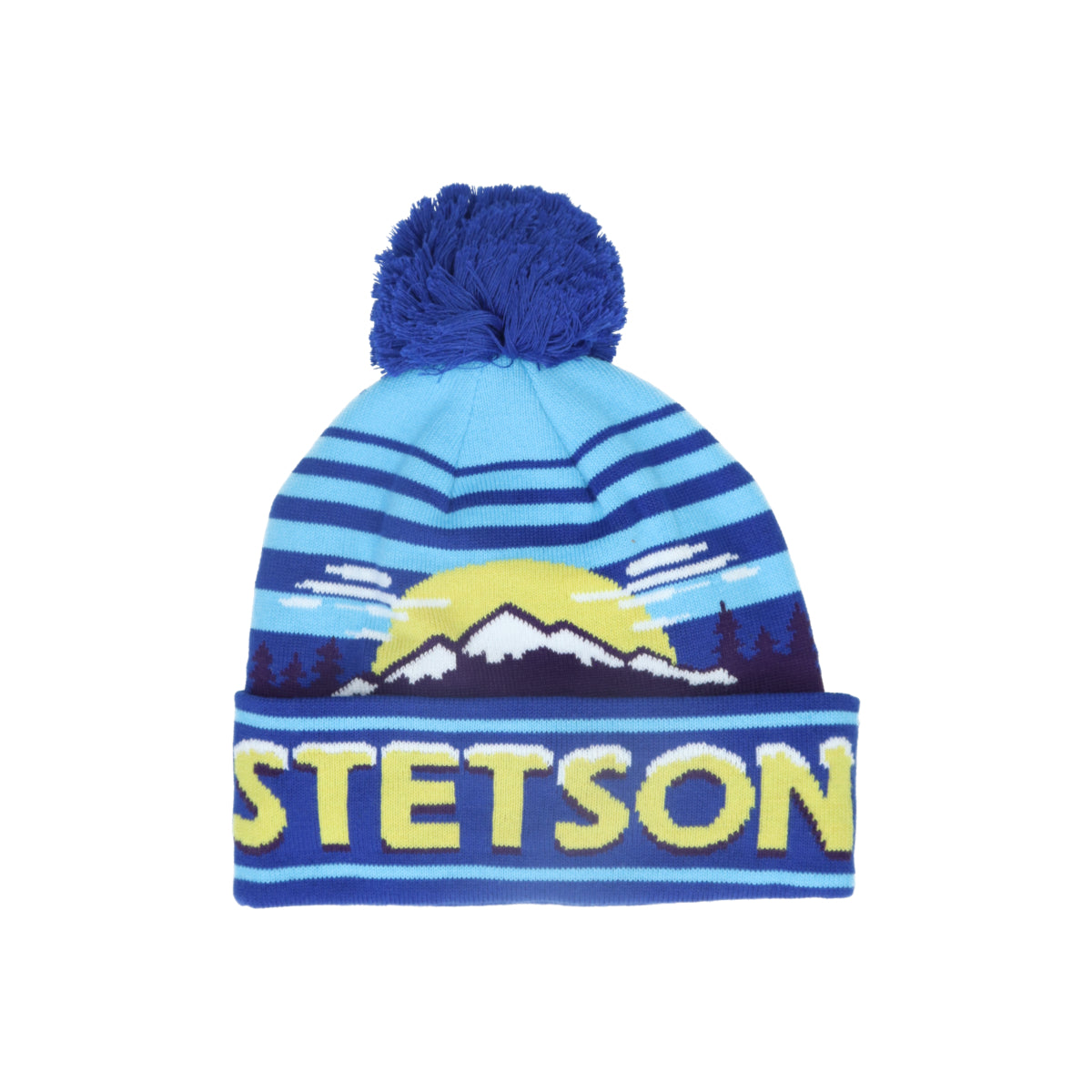Beanie Pompom Stetson Freestyle blau | Bildmaterial bereitgestellt von SHOES.PLEASE.
