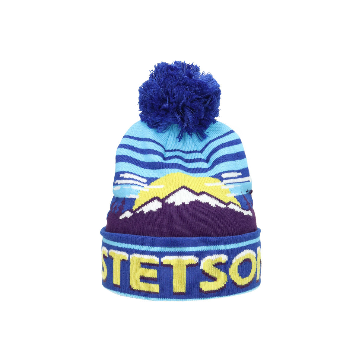 Beanie Pompom Stetson Freestyle blau | Bildmaterial bereitgestellt von SHOES.PLEASE.