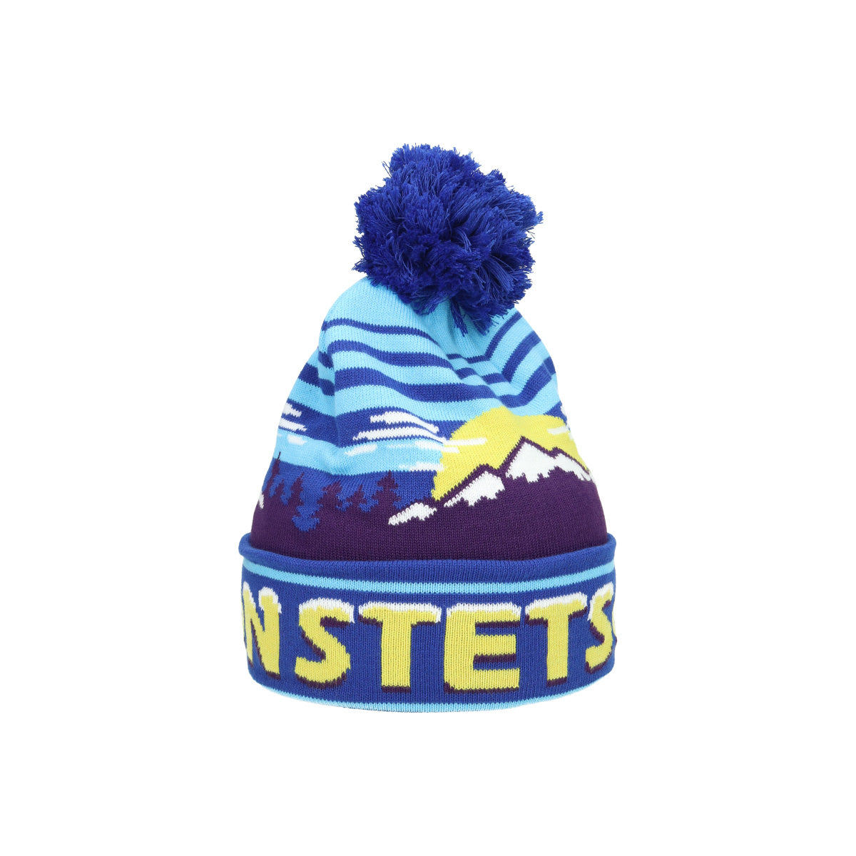 Beanie Pompom Stetson Freestyle blau | Bildmaterial bereitgestellt von SHOES.PLEASE.