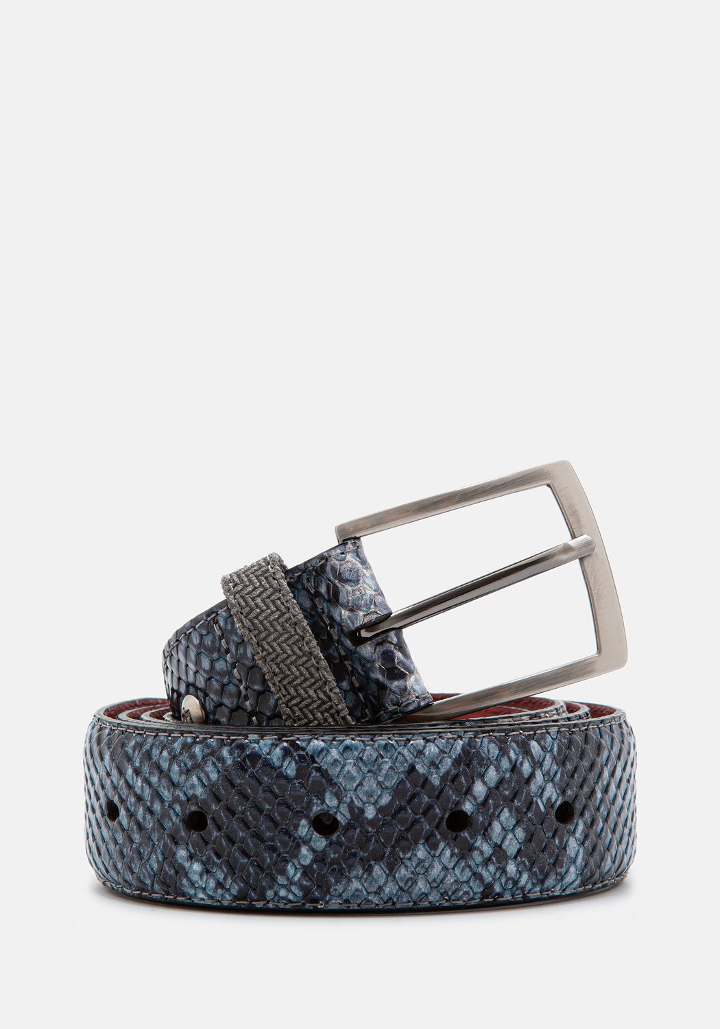 Belt 75188/86 blue snake | Bildmaterial bereitgestellt von SHOES.PLEASE.