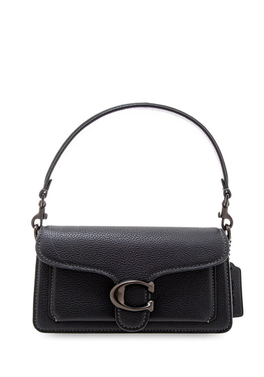 Tabby Shoulder Bag Polished Pebble black