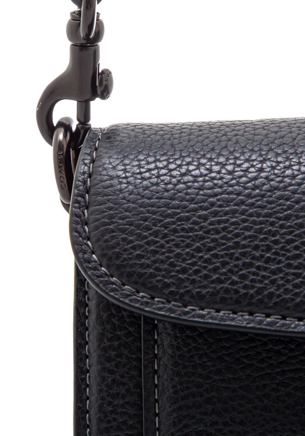 Tabby Shoulder Bag Polished Pebble black | Bildmaterial bereitgestellt von SHOES.PLEASE.