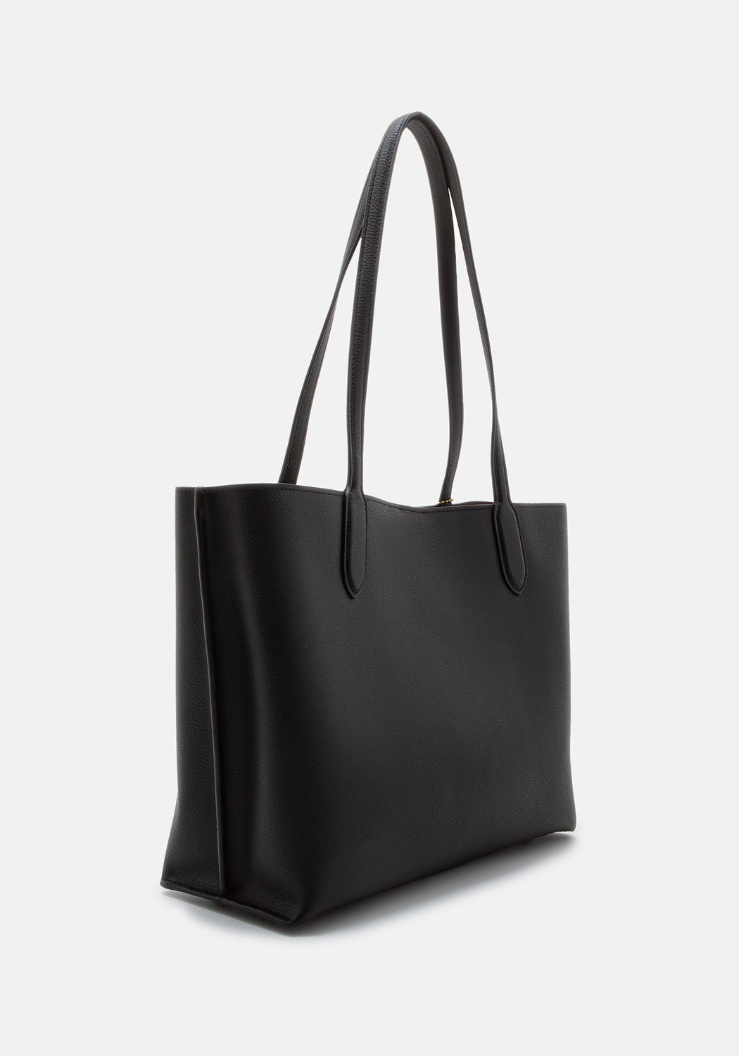 Willow Tote Polished Pebble Leather blac | Bildmaterial bereitgestellt von SHOES.PLEASE.