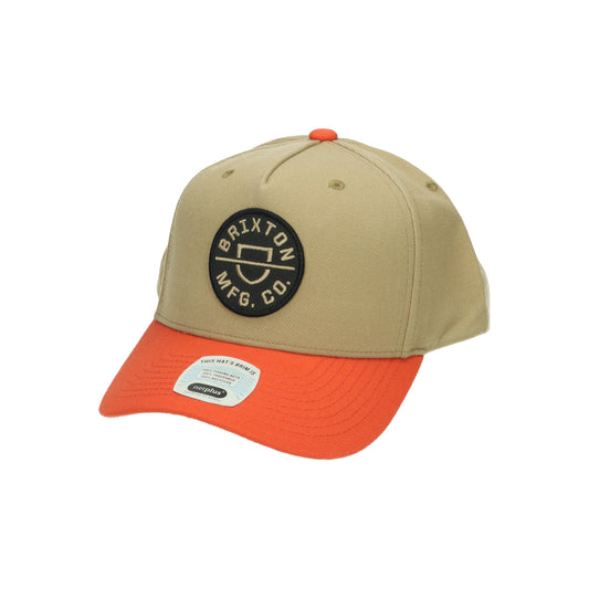 Crest C MP Snapback sand/ burnt red beige orange