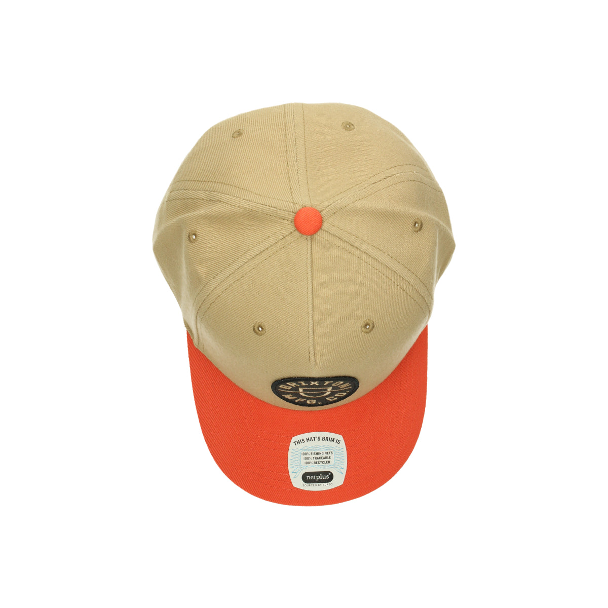 Crest C MP Snapback sand/ burnt red beige orange | Bildmaterial bereitgestellt von SHOES.PLEASE.