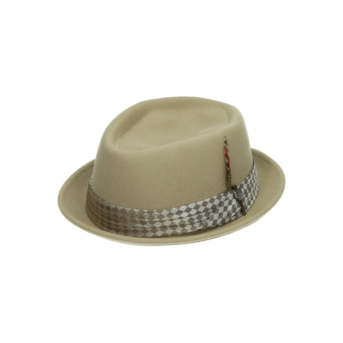 Stout Pork Pie sand/sandk check beige | Bildmaterial bereitgestellt von SHOES.PLEASE.