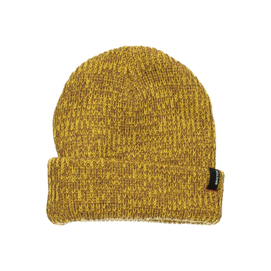 Polar Chunky Beanie mustard brown marled gelb