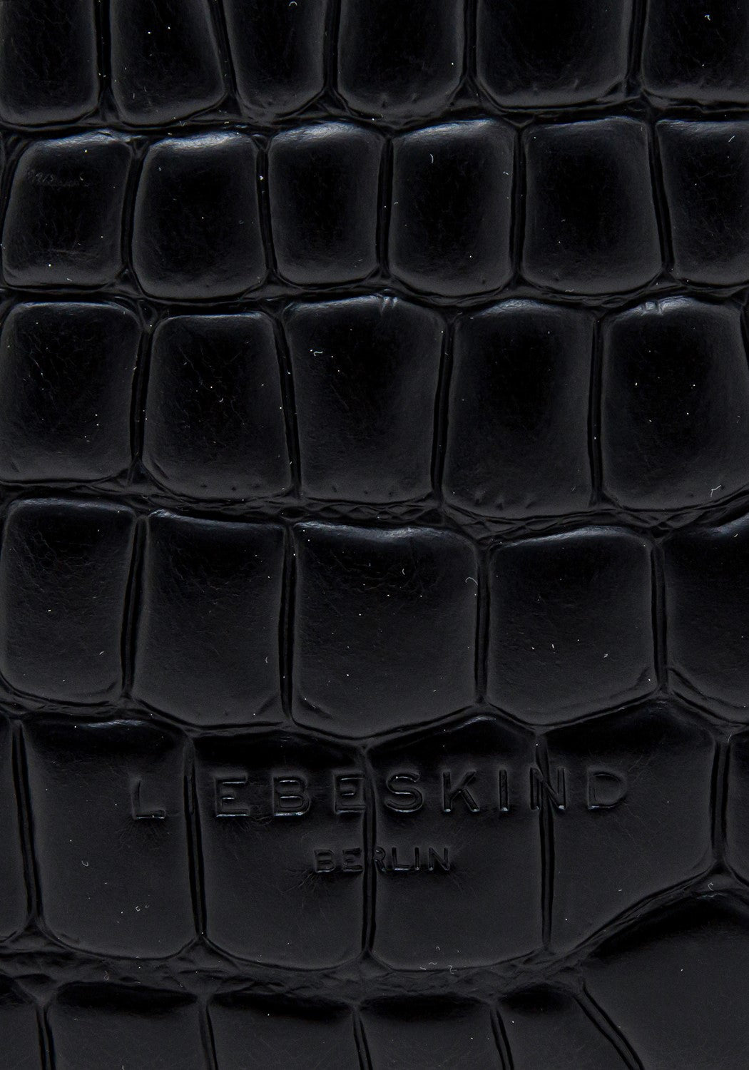 Laptop Case Waxy Croco black | Bildmaterial bereitgestellt von SHOES.PLEASE.