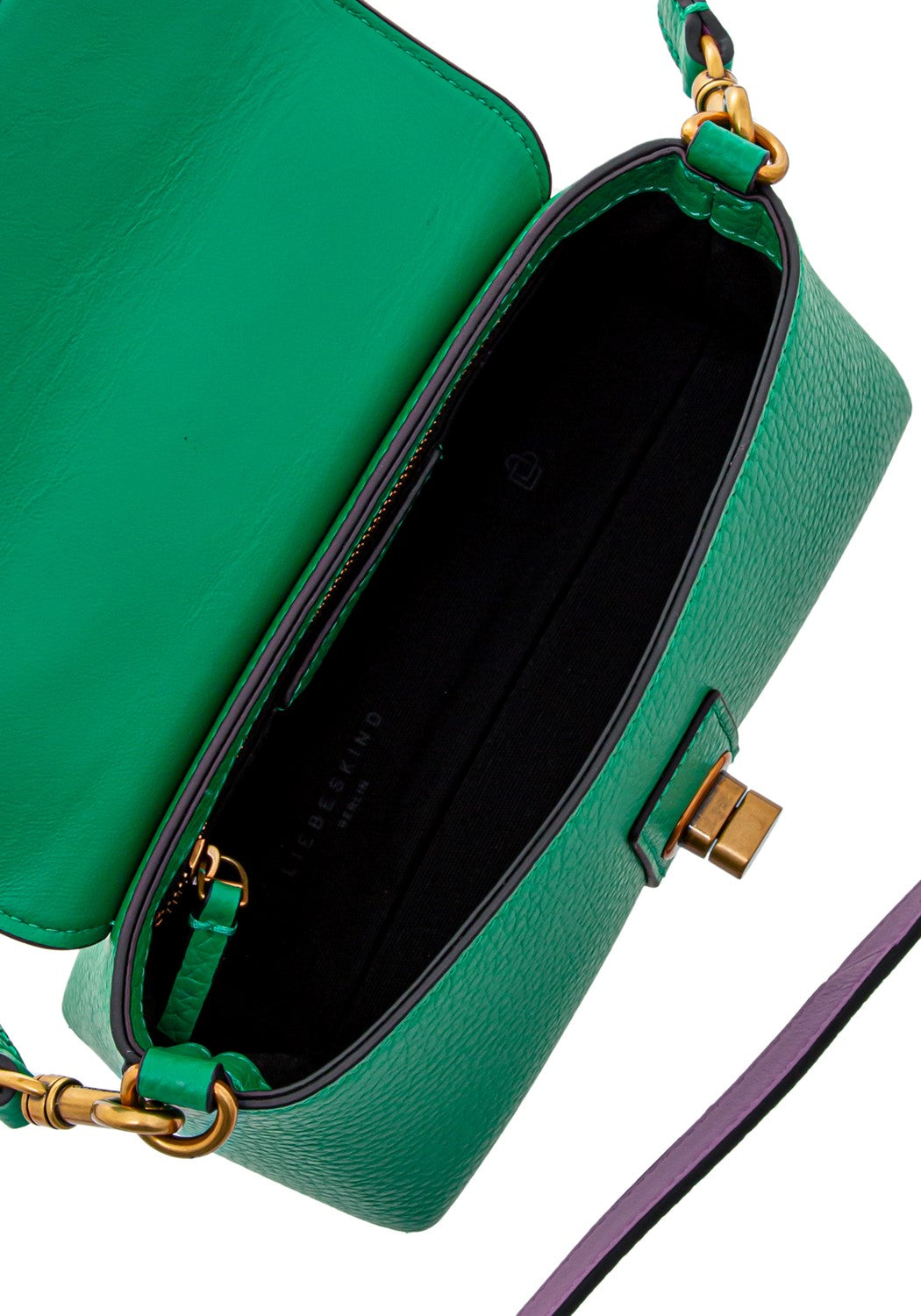 Crossbody S Heavy Pebble velvet green | Bildmaterial bereitgestellt von SHOES.PLEASE.