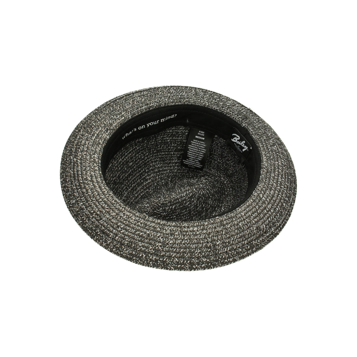 Salem Braid schwarz weiß meliert | Bildmaterial bereitgestellt von SHOES.PLEASE.