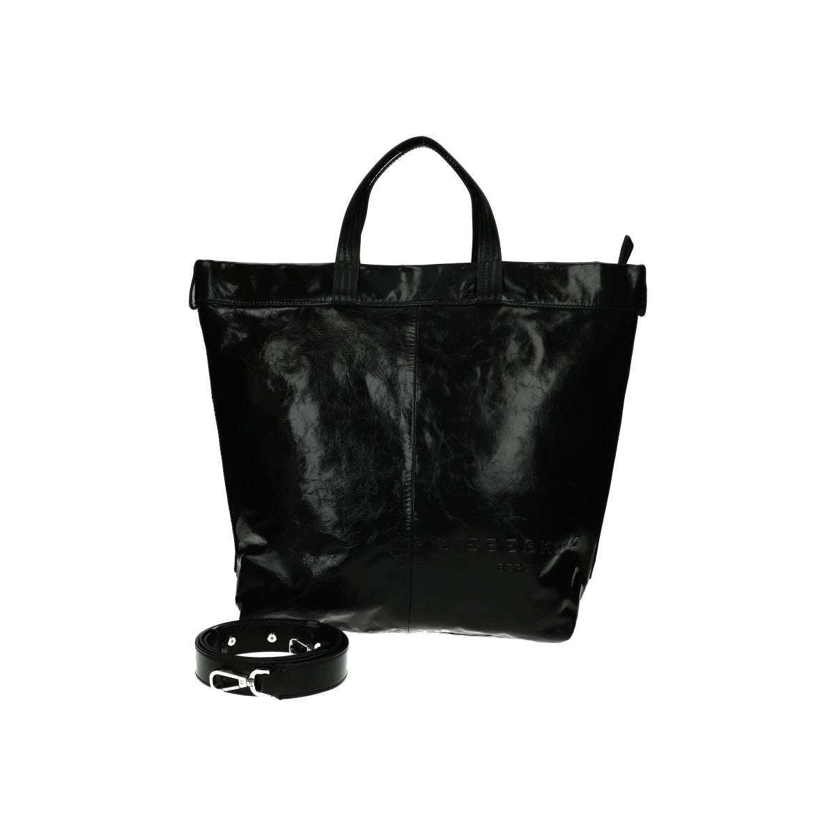 Elvira Paper Touch Crinkle TOTE L black | Bildmaterial bereitgestellt von SHOES.PLEASE.