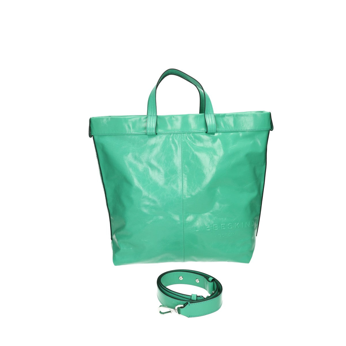 Elvira Paper Touch Crinkle TOTE L jade | Bildmaterial bereitgestellt von SHOES.PLEASE.