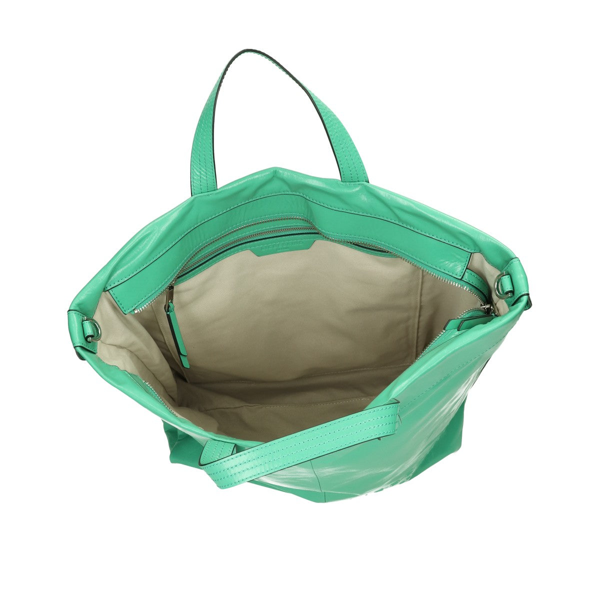 Elvira Paper Touch Crinkle TOTE L jade | Bildmaterial bereitgestellt von SHOES.PLEASE.