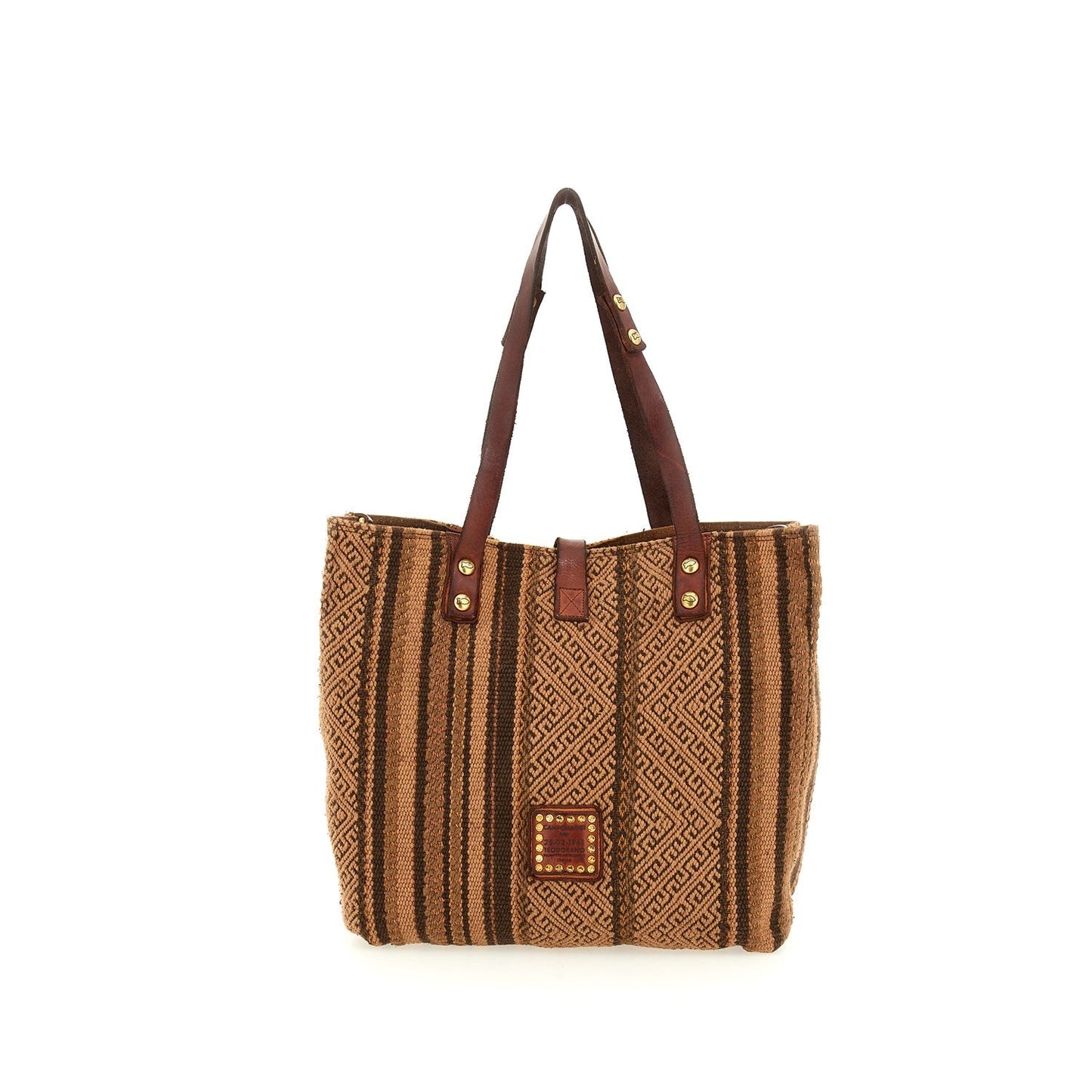 Shopping Fabric Babylas+Cow brown stripe | Bildmaterial bereitgestellt von SHOES.PLEASE.