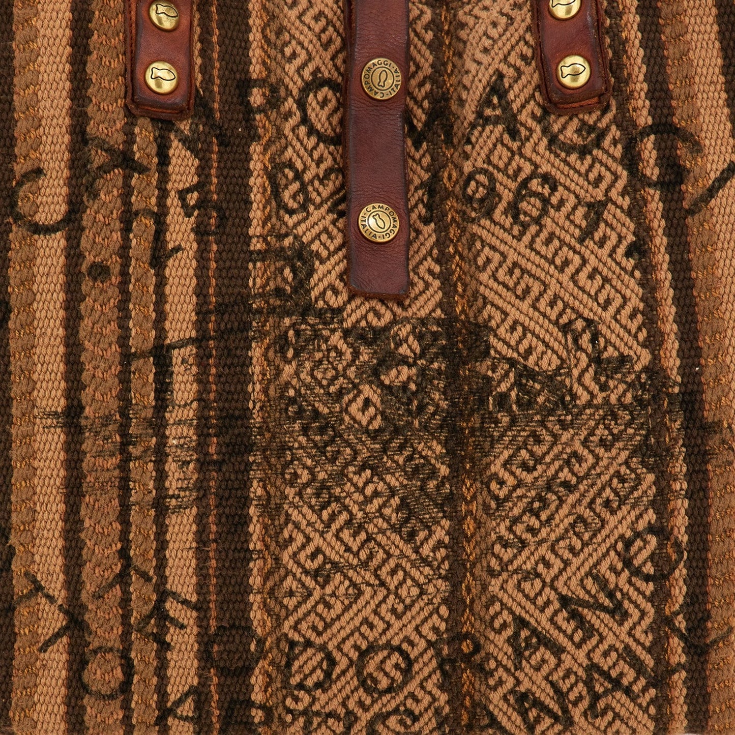 Shopping Fabric Babylas+Cow brown stripe | Bildmaterial bereitgestellt von SHOES.PLEASE.