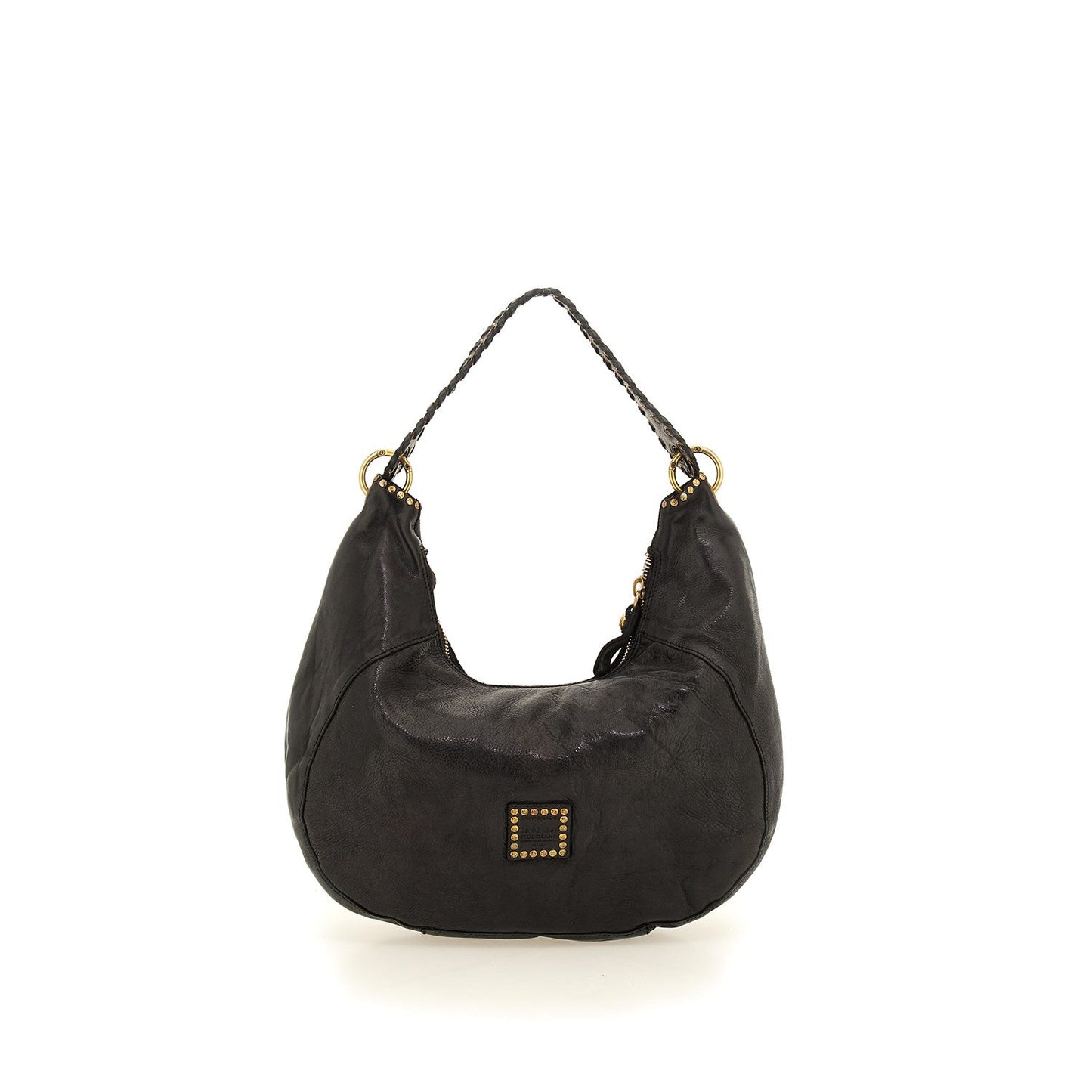 Shoulder Bag Mini Cow+Eyelets black | Bildmaterial bereitgestellt von SHOES.PLEASE.