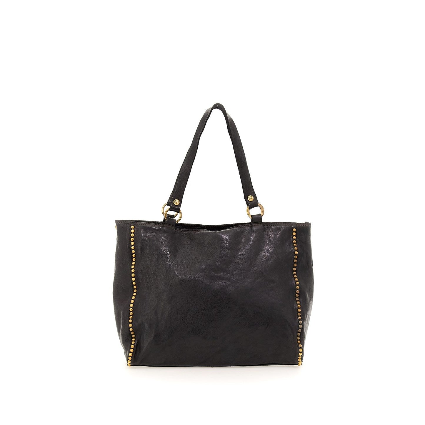 Shopping Bag Cow+Half Sphere Studs black | Bildmaterial bereitgestellt von SHOES.PLEASE.
