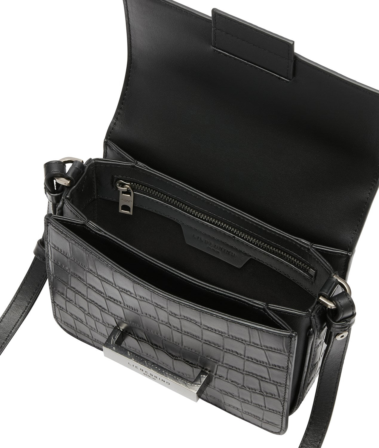 Alex New Croco Crossbody S black | Bildmaterial bereitgestellt von SHOES.PLEASE.