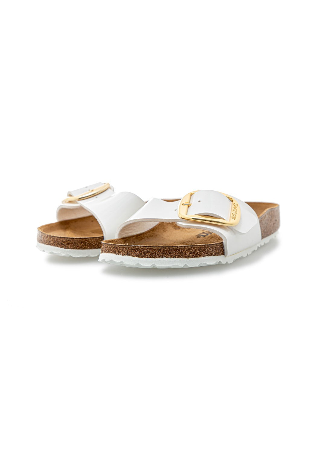 Madrid Big Buckle BF patent white dunkel | Bildmaterial bereitgestellt von SHOES.PLEASE.
