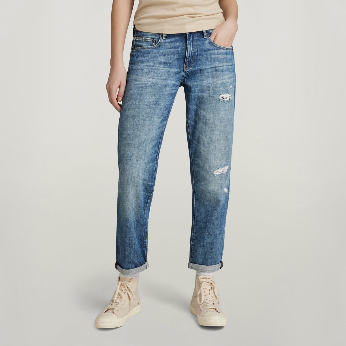 Kate Boyfriend Wmn faded ripped waterfro | Bildmaterial bereitgestellt von SHOES.PLEASE.
