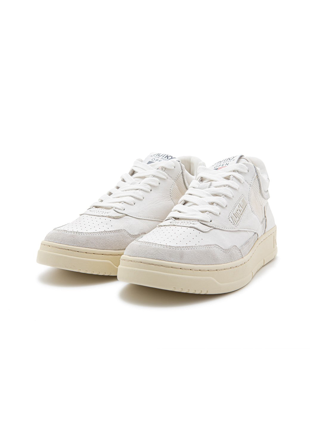 Autry Mid Man Open all white | Bildmaterial bereitgestellt von SHOES.PLEASE.