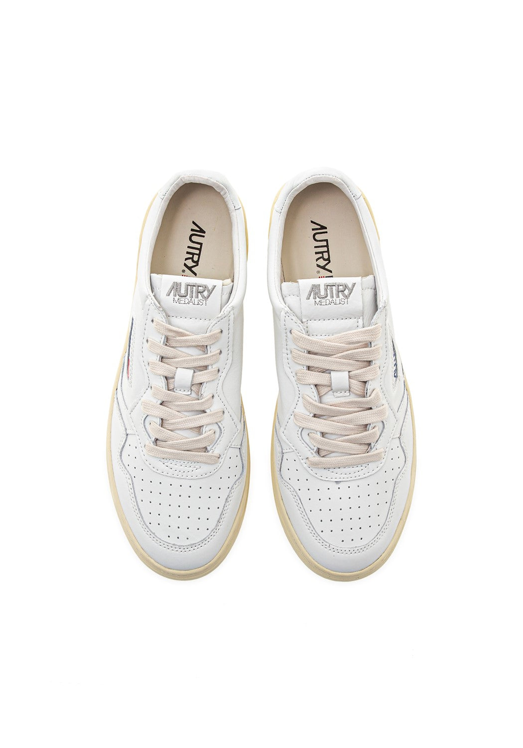 AUTRY 01 LOW MAN LEAT/LEAT white/white | Bildmaterial bereitgestellt von SHOES.PLEASE.