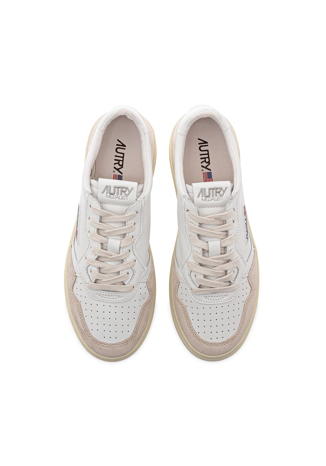 Autry 01 Low Men Leather/Suede white/whi | Bildmaterial bereitgestellt von SHOES.PLEASE.