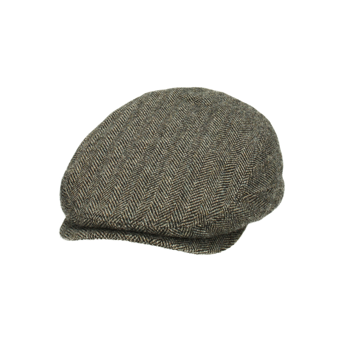 Driver Cap Wool Herringbone fischgrat-grau | Bildmaterial bereitgestellt von SHOES.PLEASE.