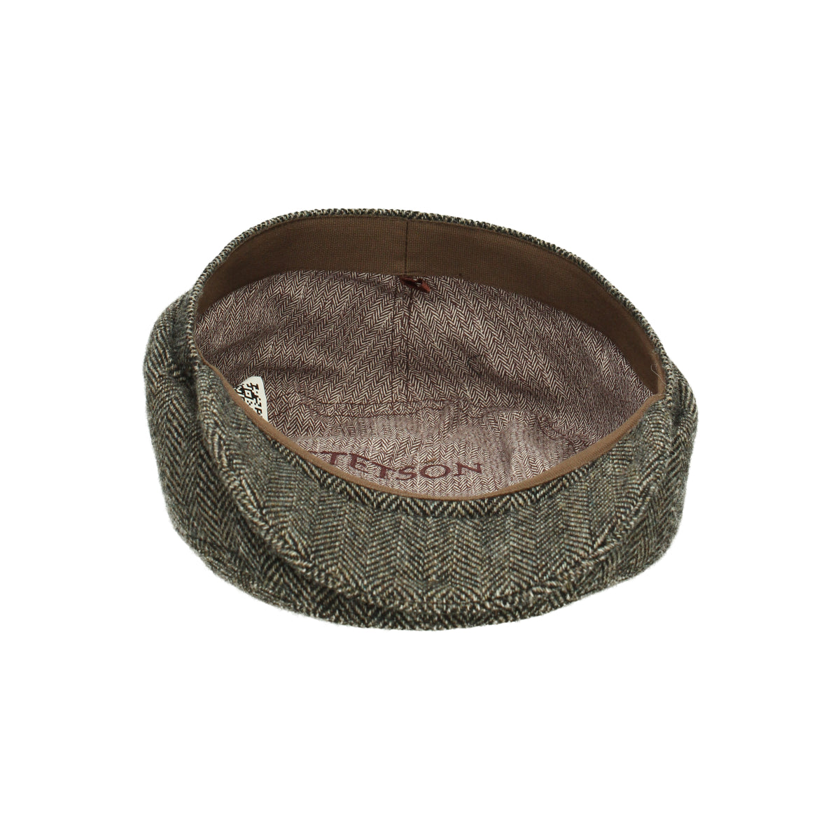 Driver Cap Wool Herringbone fischgrat-grau | Bildmaterial bereitgestellt von SHOES.PLEASE.