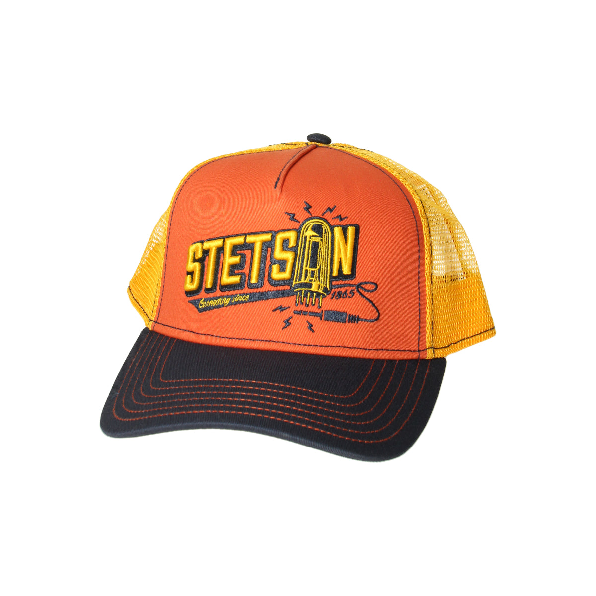 Trucker Cap Connecting orange | Bildmaterial bereitgestellt von SHOES.PLEASE.