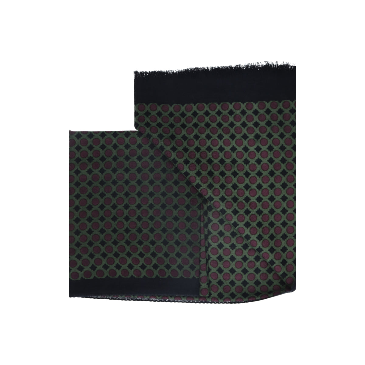 Scarf Woold Dots rot schwarz | Bildmaterial bereitgestellt von SHOES.PLEASE.