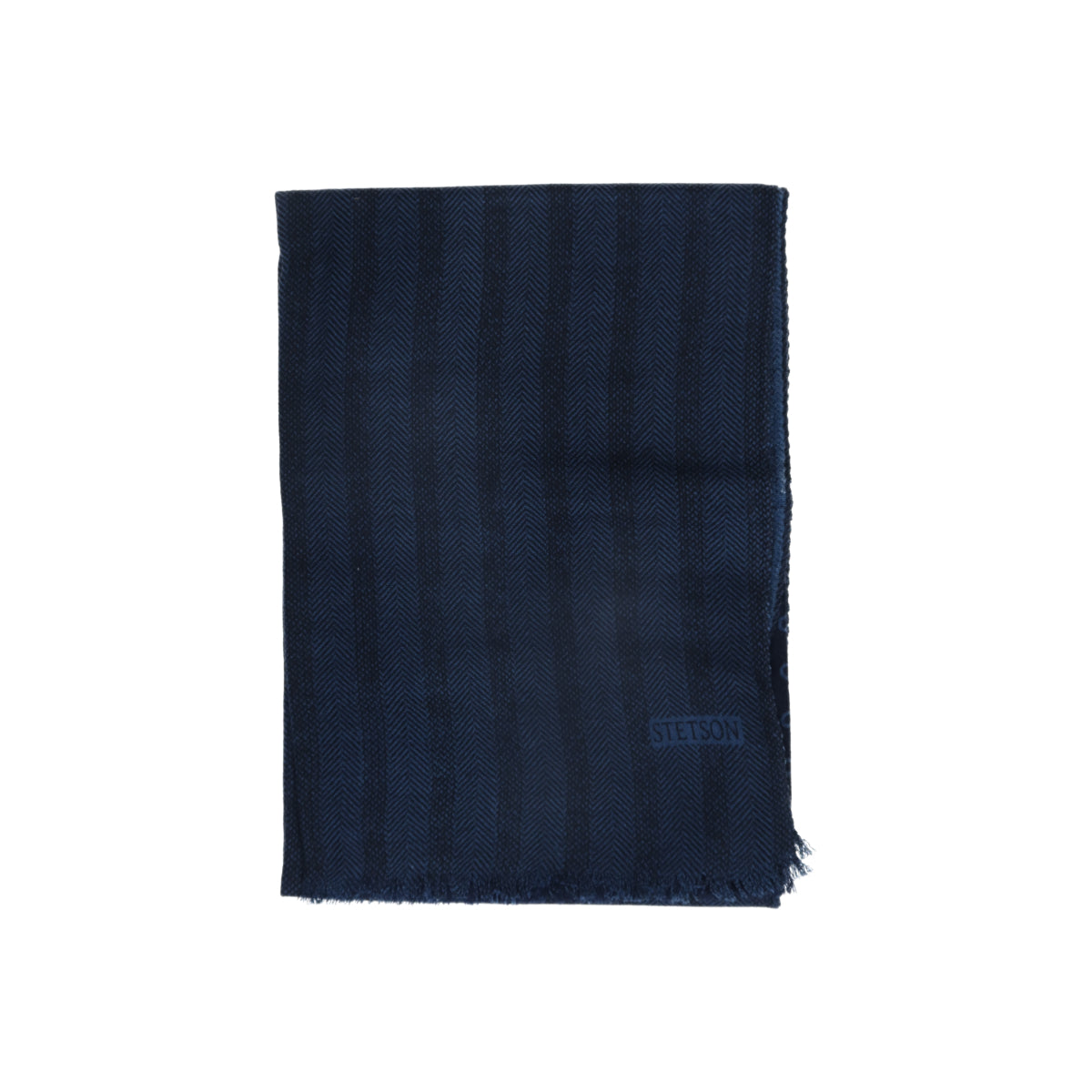 Scarf Herringbone Patch navy blau | Bildmaterial bereitgestellt von SHOES.PLEASE.