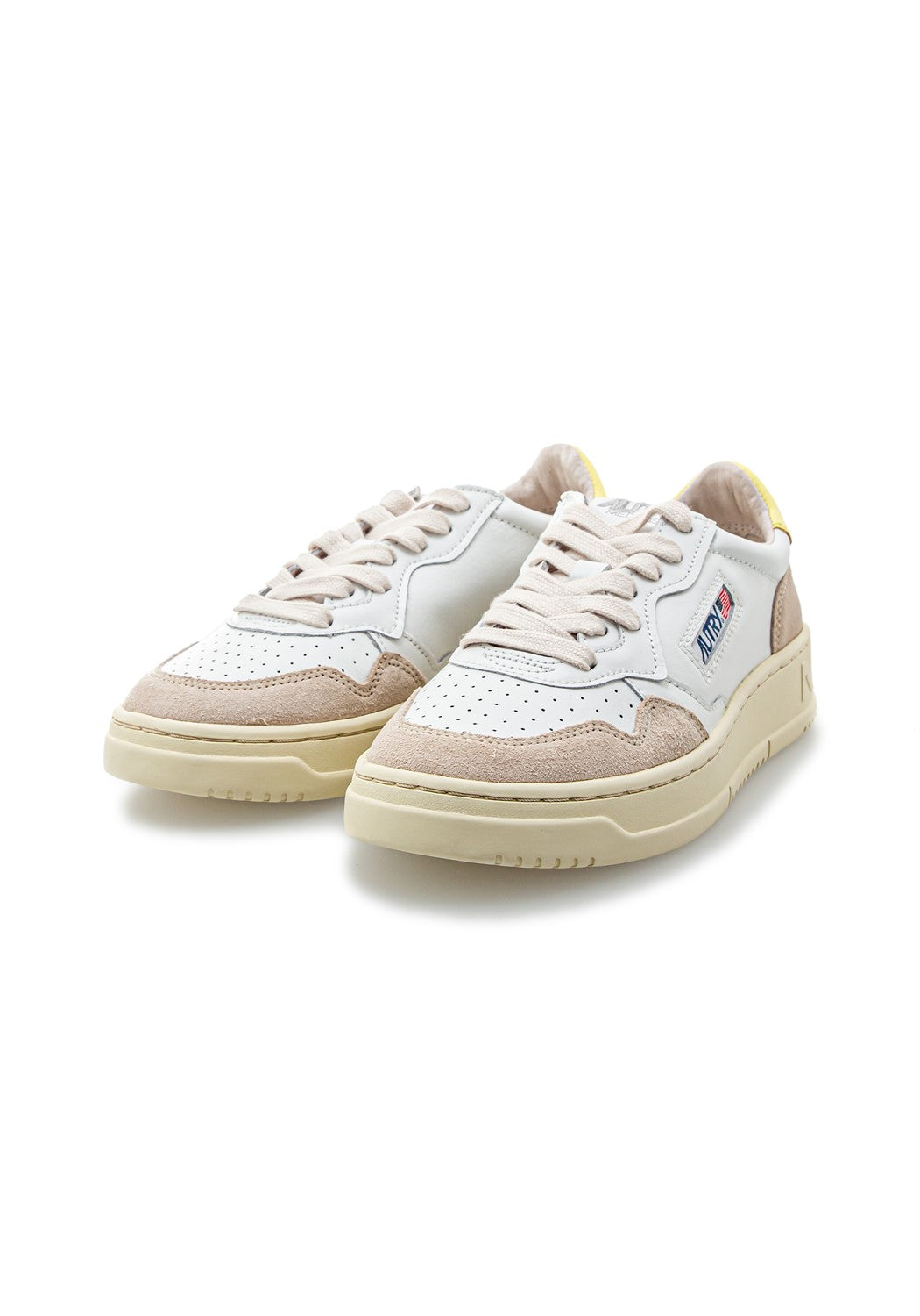 Autry 01 Low Wmn Leather/Suede wht/iris | Bildmaterial bereitgestellt von SHOES.PLEASE.