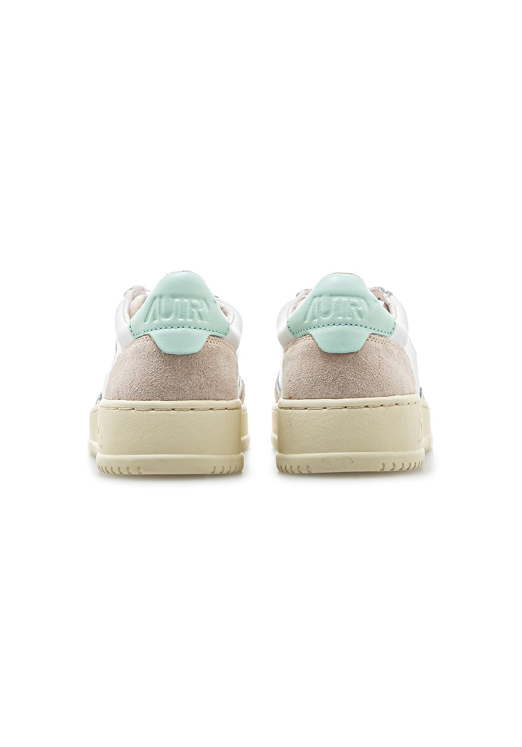 Autry 01 Low Wmn Leather/Suede wht/sal | Bildmaterial bereitgestellt von SHOES.PLEASE.