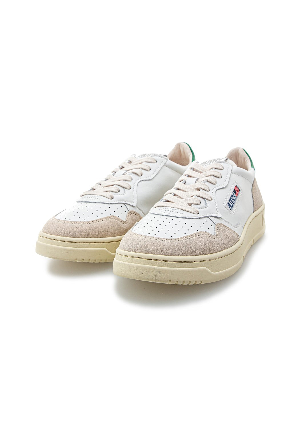 Autry 01 Low Men Leather/Suede wht/am | Bildmaterial bereitgestellt von SHOES.PLEASE.