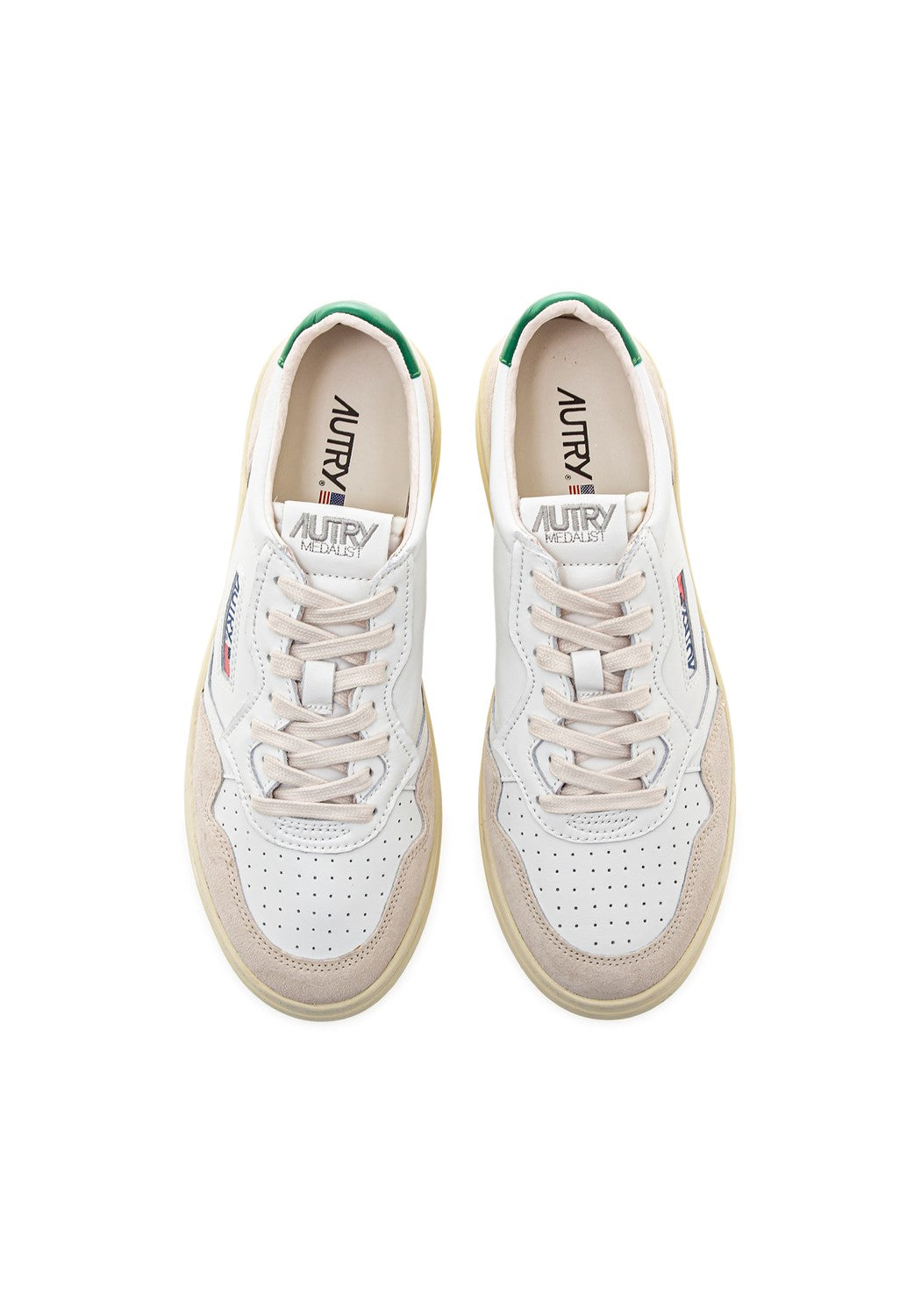 Autry 01 Low Men Leather/Suede wht/am | Bildmaterial bereitgestellt von SHOES.PLEASE.