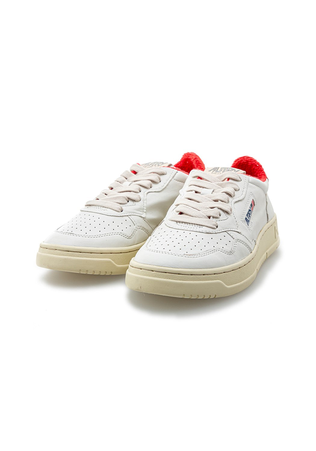 Autry 01 Low Men Goat/Spo wht/red | Bildmaterial bereitgestellt von SHOES.PLEASE.