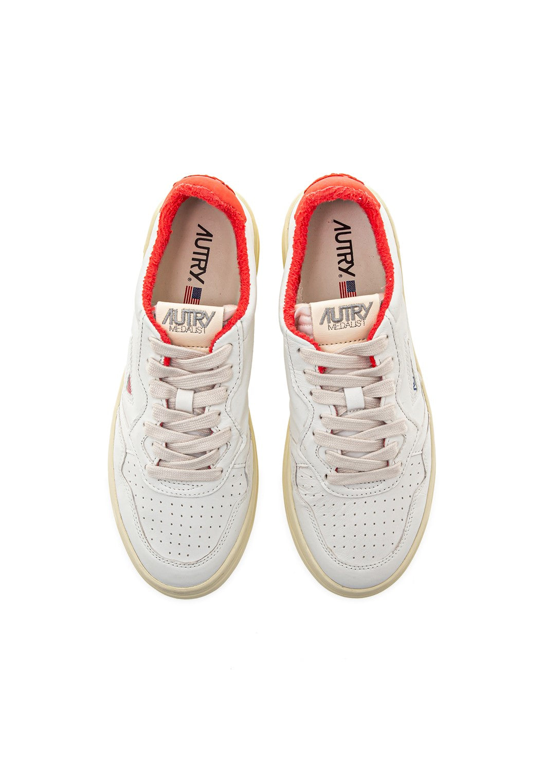 Autry 01 Low Men Goat/Spo wht/red | Bildmaterial bereitgestellt von SHOES.PLEASE.