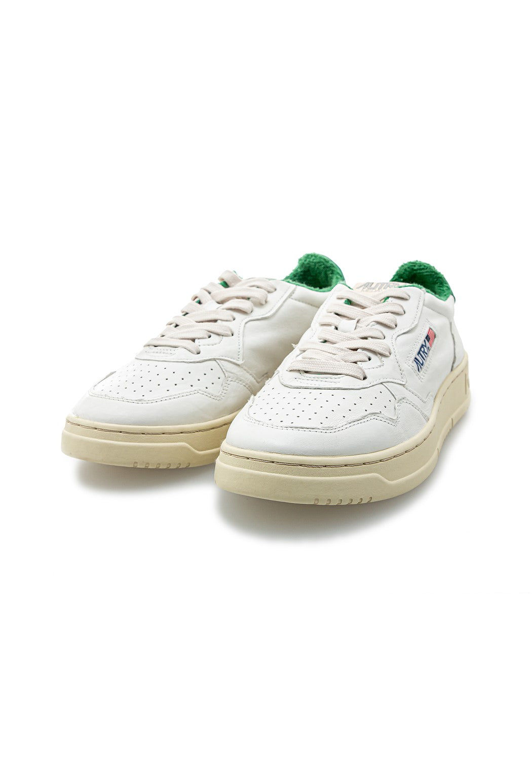 Autry 01 Low Men Goat/Spo wht/grn | Bildmaterial bereitgestellt von SHOES.PLEASE.